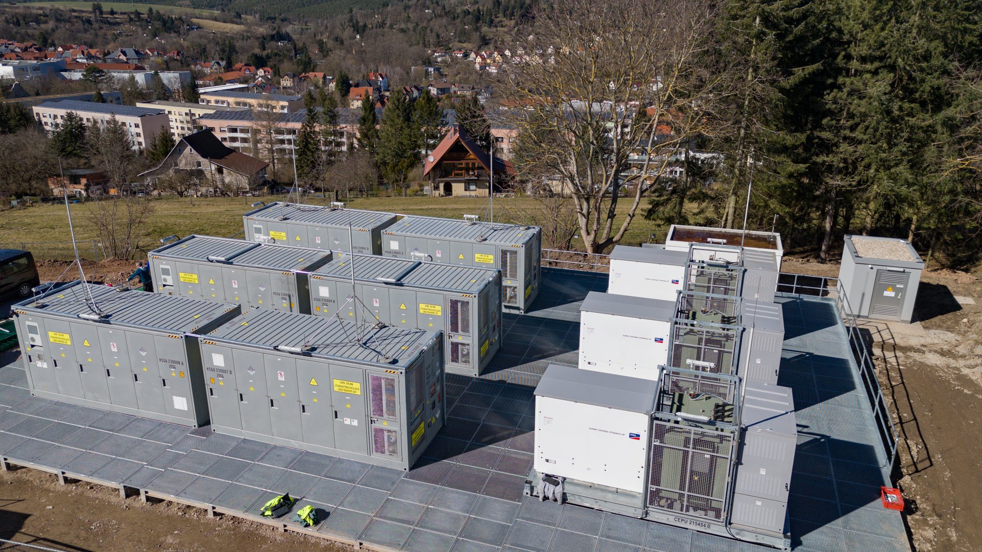 Vysokokapacitní bateriová úložiště